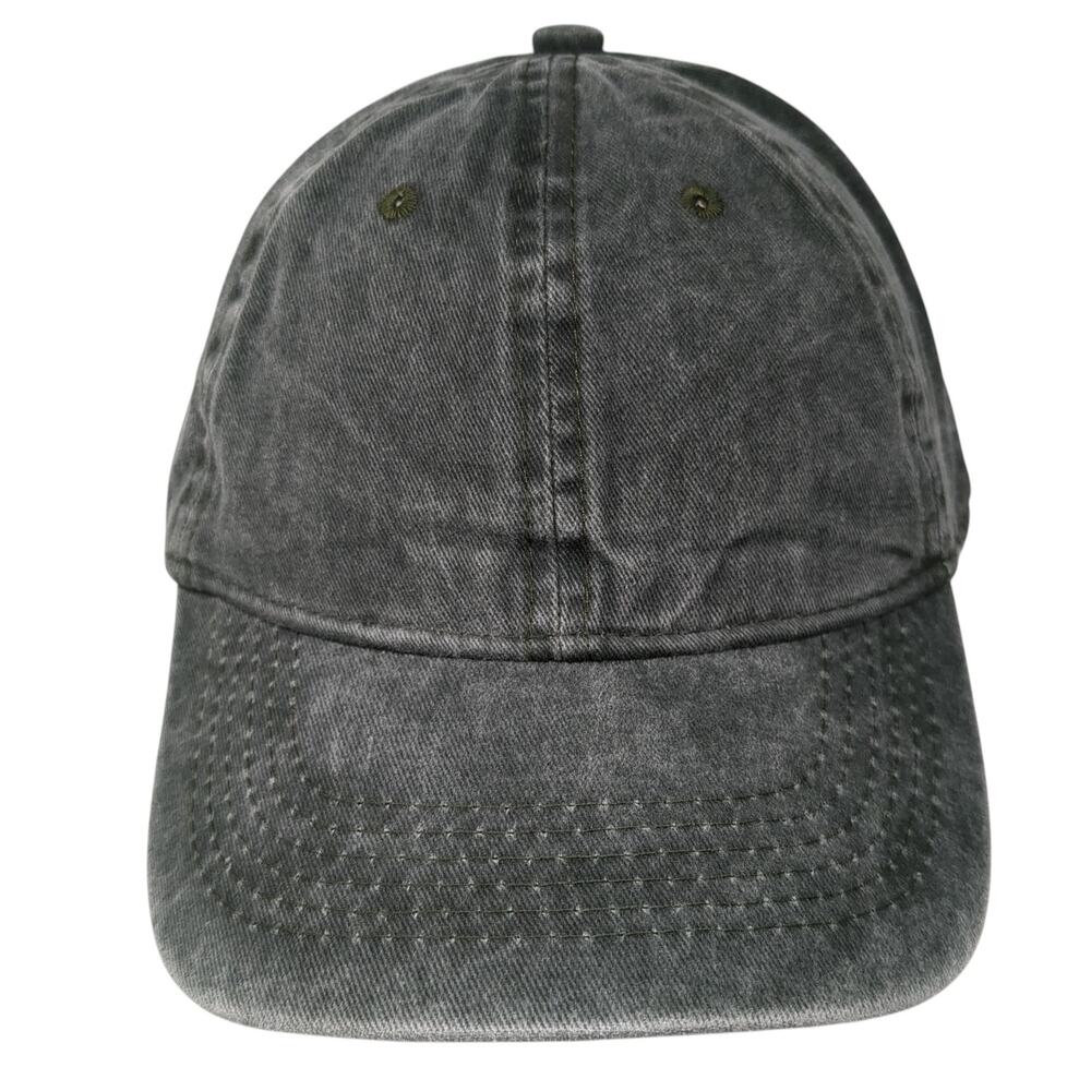 Unbranded Slideback Hat Green Solid One Size Vent Holes Casual Blank